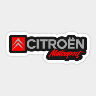 Citroen Motorsport Classic logo Sticker